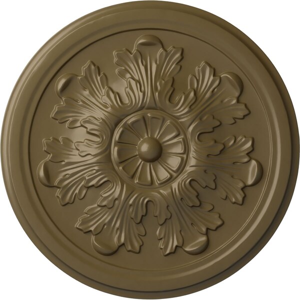 Ekena Millwork Legacy Acanthus Ceiling Medallion (Fits Canopies up to 3 1/2"), 12 3/4"OD x 7/8"P, Mississippi Mud CM12LEMMF - main